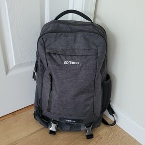 Timbuk2 Authority Laptop Backpack Tech Travel Bag Gray Padded